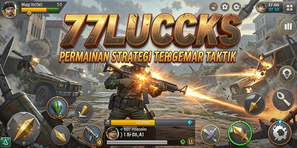 Tampilan gameplay <strong>77LUCKS</strong> yang memukau dan penuh strategi.
