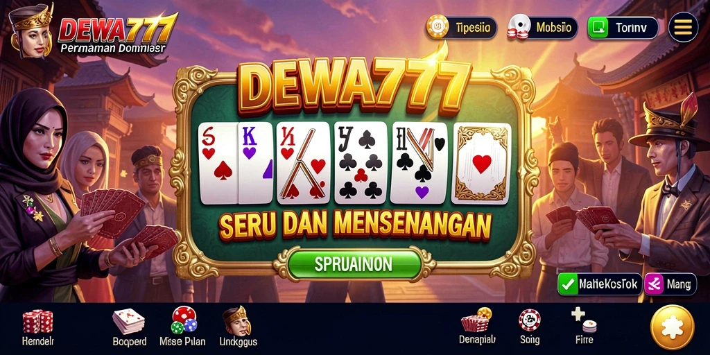 Tampilan gameplay seru dari DEWA777 dengan berbagai fitur menarik.
