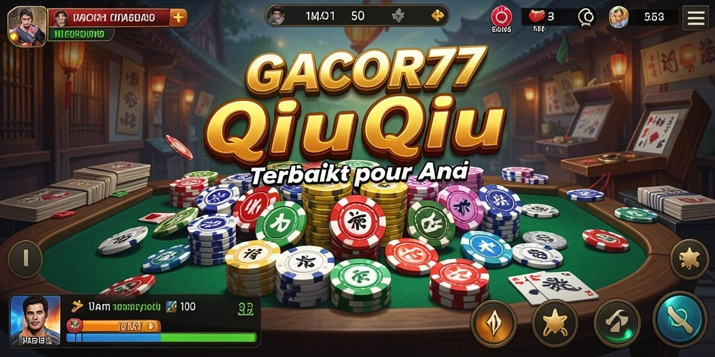 Tangkapan layar gameplay QiuQiu yang exciting di GACOR77.