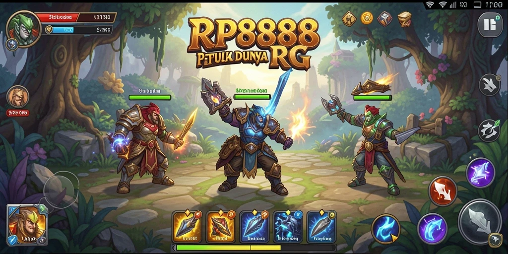 Gameplay seru dan mendalam dalam dunia RPG fantastis.