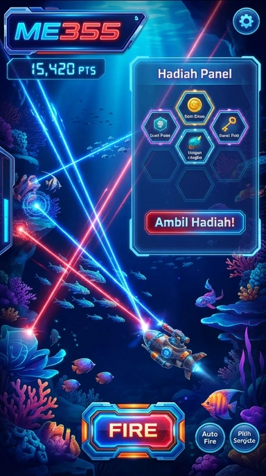 Tampilan antarmuka me355 yang sederhana dan menarik.